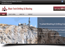 Tablet Screenshot of blasttechblasting.com